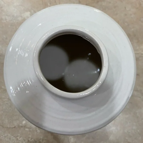 Tropical Origins White and Green Vase by HD designs - Picture 2 of 5